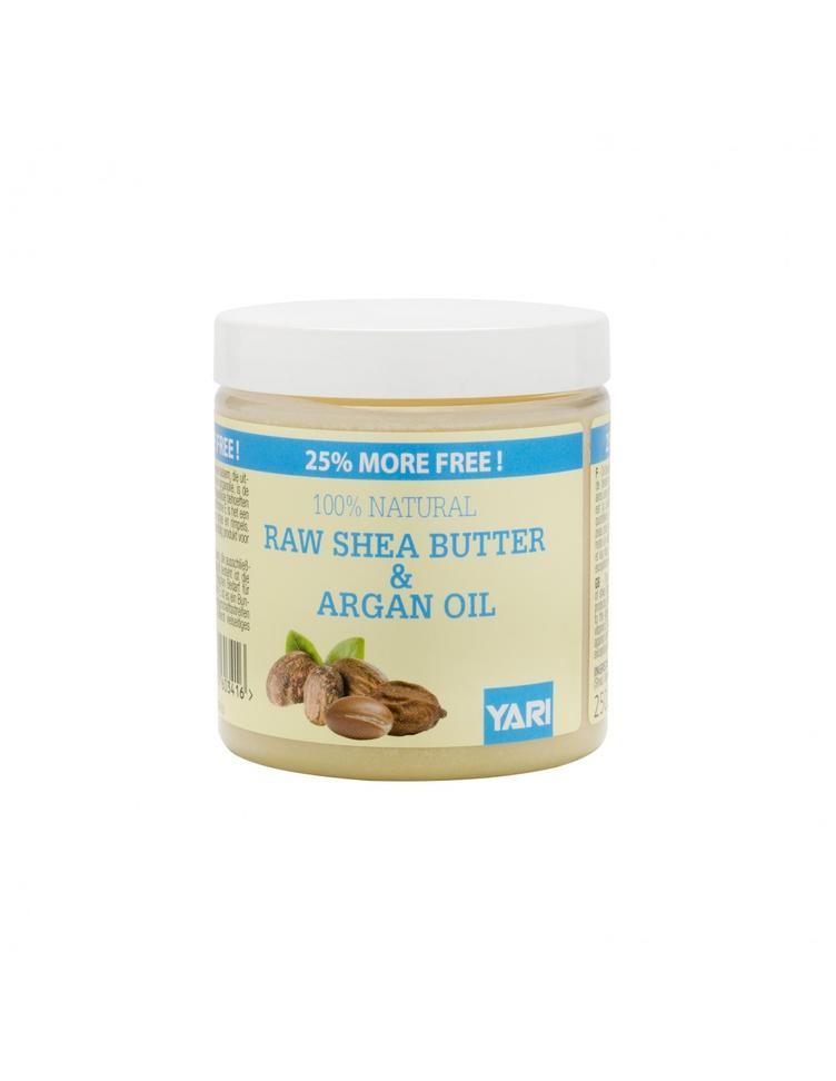 Yari 100% Raw Shea Butter & Argan Oil 250 ml
