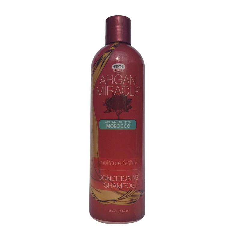 African Pride Argan Miracle Moisture & Shine Conditioning Shampoo 355 ml