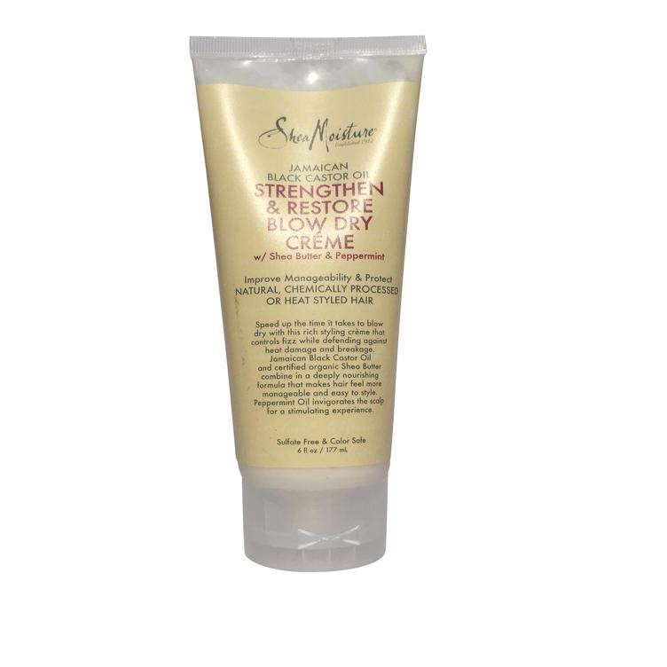Shea Moisture Jamaican Black Castor Oil Strengthen & Restore Blow Dry Creme 177 ml