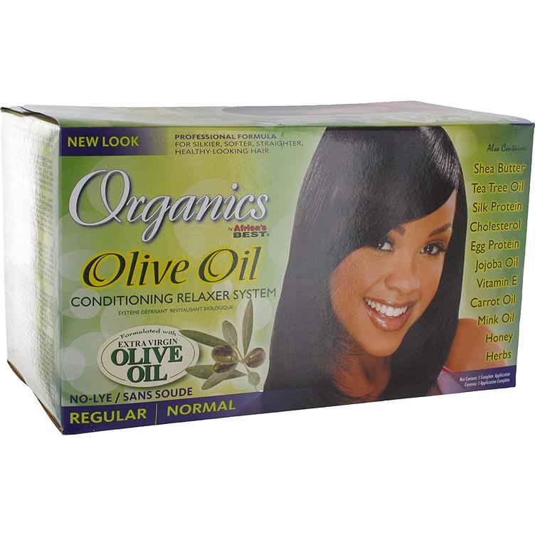 Africa`s Best Organics Olive Oil Relaxer Kit Regular