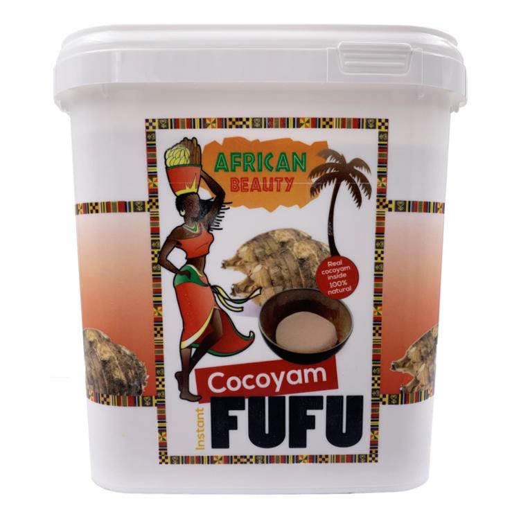 African Beauty Cocoyam Fufu Bucket 4 kg