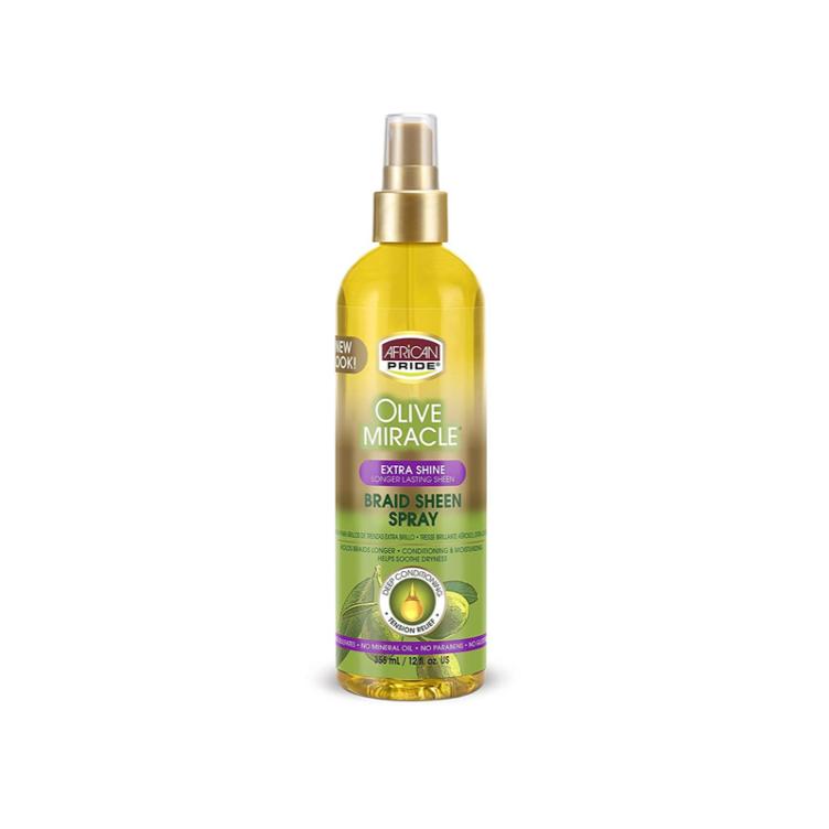 African Pride Braid Sheen Spray Extra Shine 355 ml