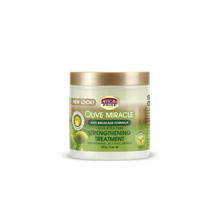 African Pride Olive Miracle Anti-Breakage Formula Stengthening Treatment 170g
