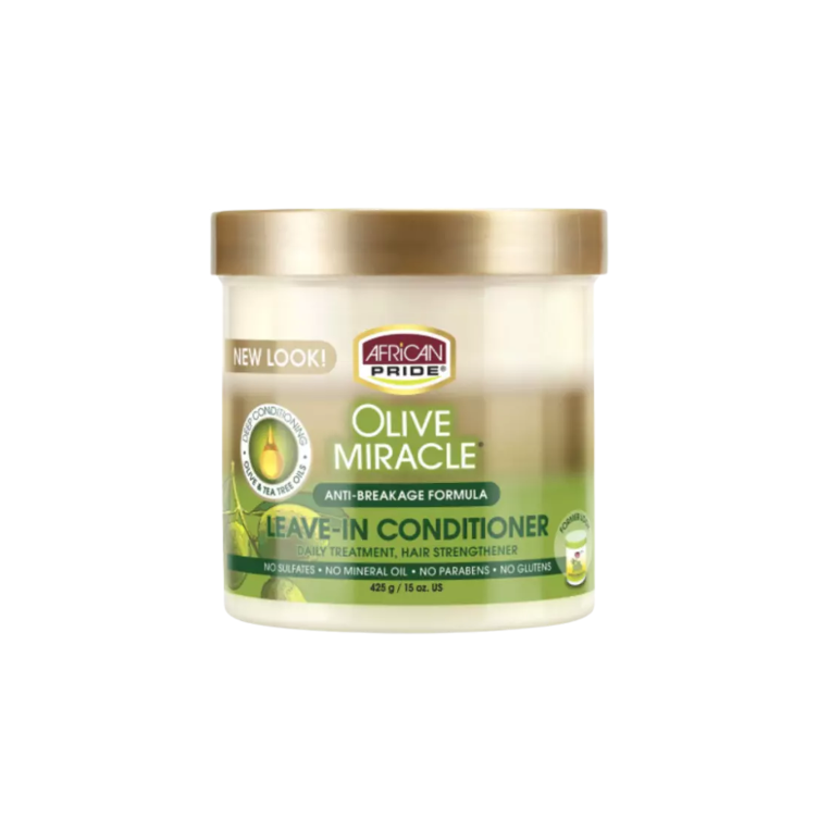 African Pride Olive Miracle Leave-In Conditioner Cream 425g