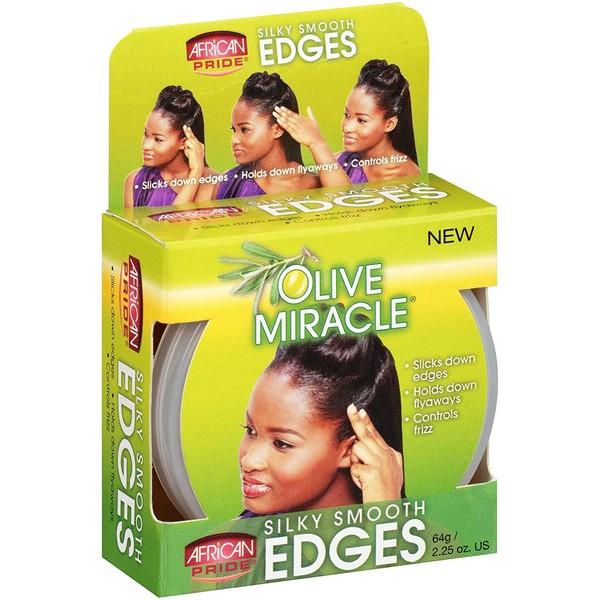 African Pride Olive Miracle Silky Smooth Edges 64g