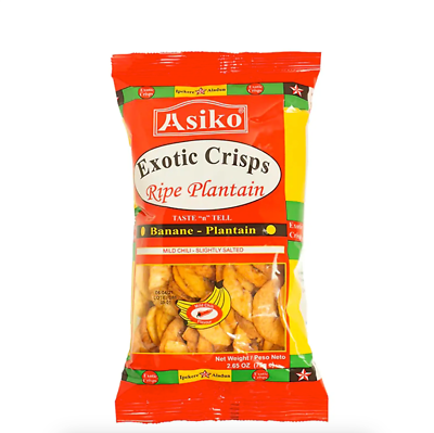 Ashiko Exotic Plantain Crisps Chili 75g