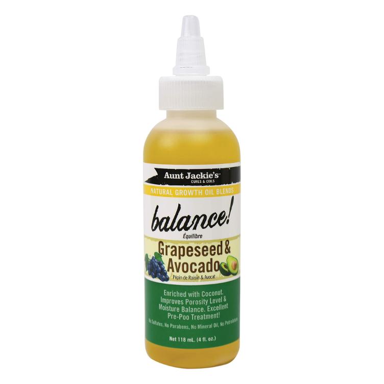 Aunt Jackie`s Growth Oil balance Grapeseed & Avocado 118 ml