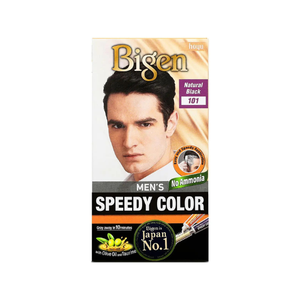 Bigen Men`s SPEEDY COLOUR (101) Natural Black