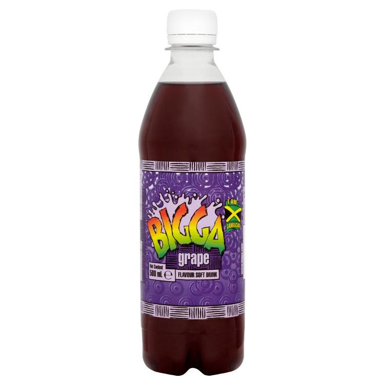 Bigga Grape Flavour Soft Drink 500 ml
