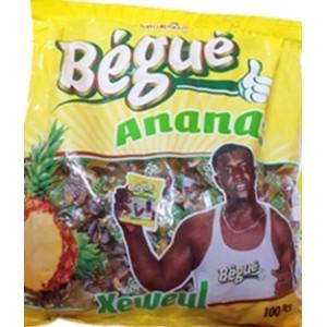 Candies Bégué Ananas 100 pcs.