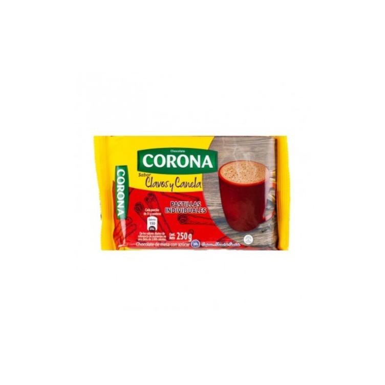 Chocolate corona clavos/canela 250 g