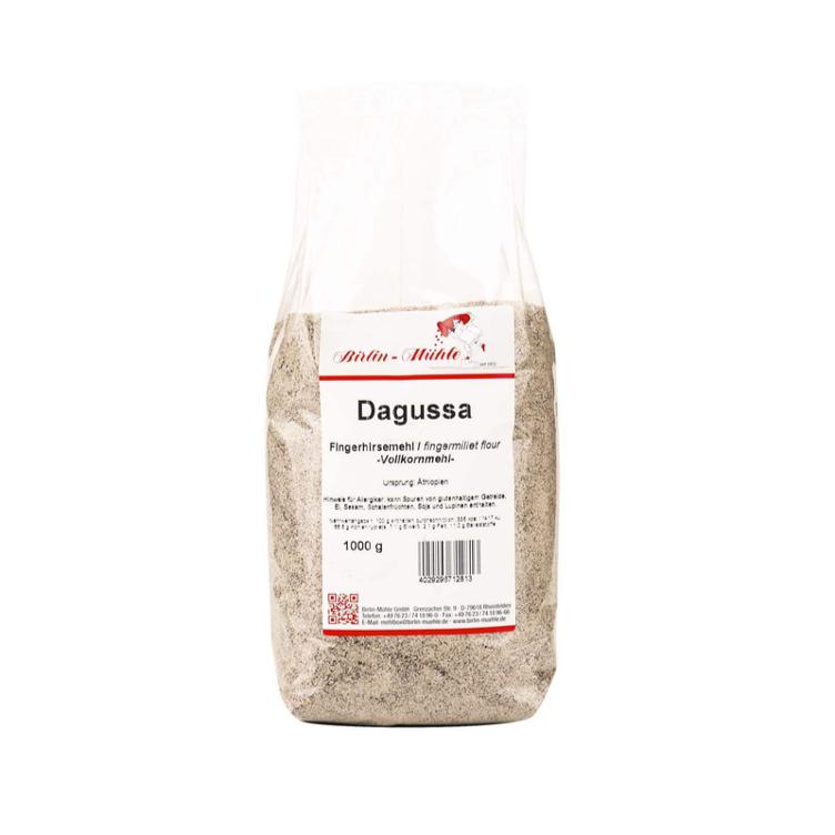 Dagussa - Fingerhirsevollkornmehl dunkel in 1 kg