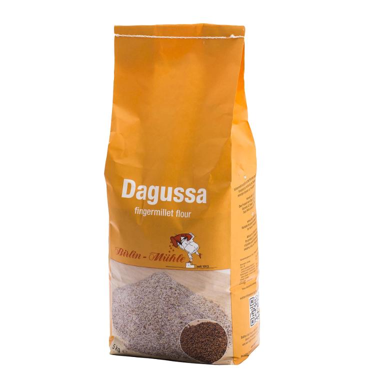 Dagussa - Fingerhirsevollkornmehl dunkel in 5 kg