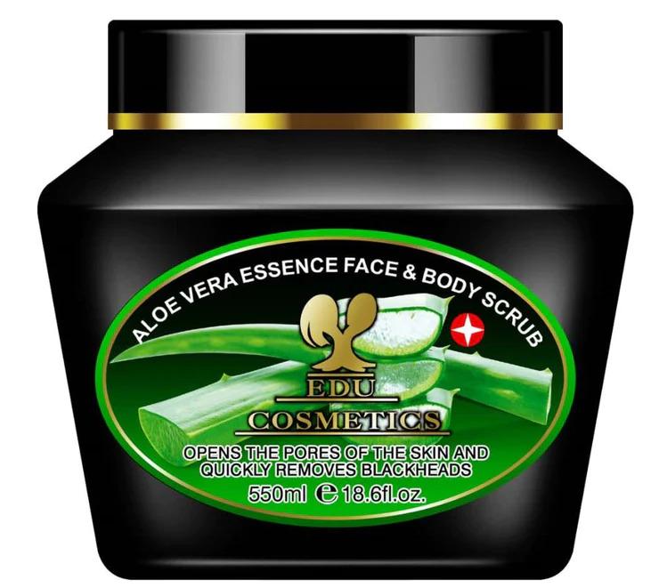 EDU Aloe vera face & body scrubá 550 ml