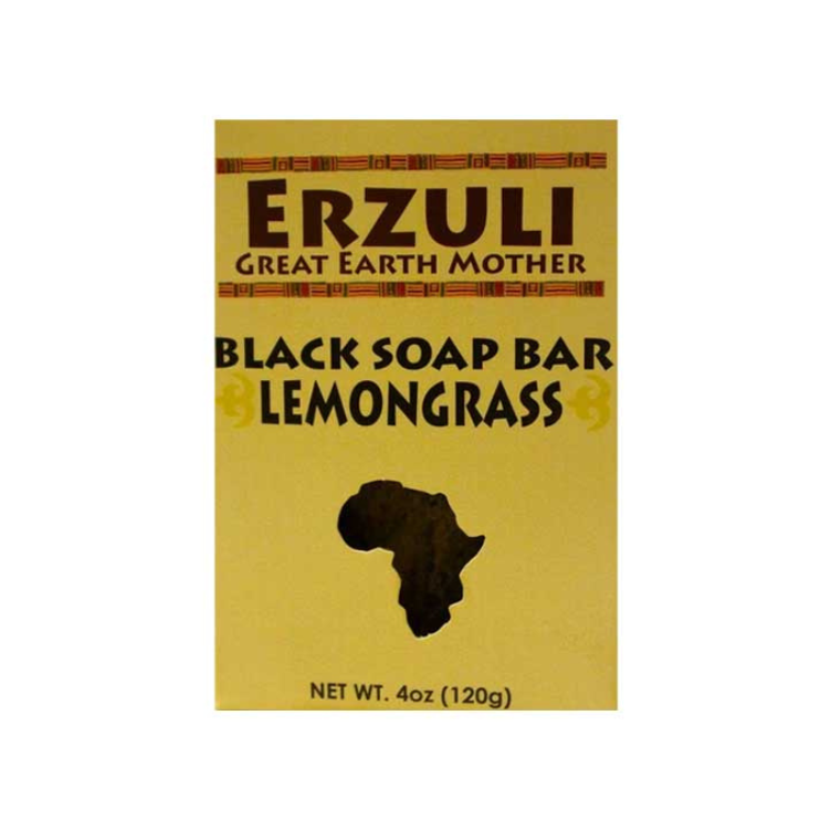 Erzuli Black Soap Lemongrass 120 g
