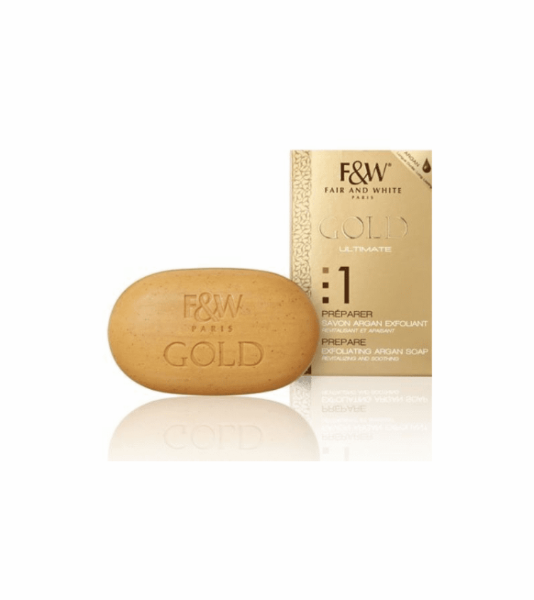Fair and White Gold Argan Exfoliating Soap 200 g
