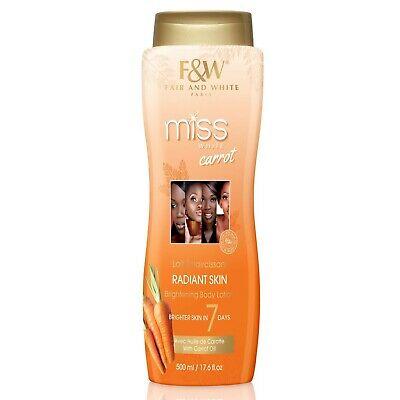 Fair and White Miss White Carrot Brightening Body Lotion 500 ml
