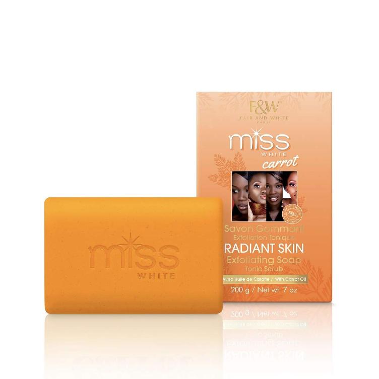 Fair and White Miss White Carrot Exfoliating Soap 200 g