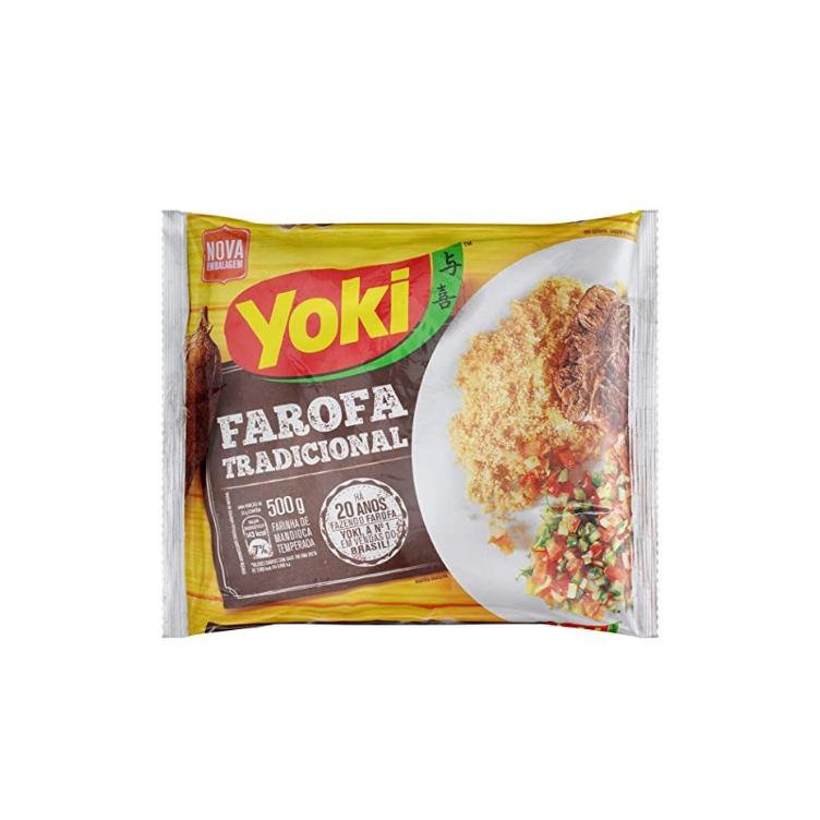 Farofa Mandioca Temperada Yoki 500 g