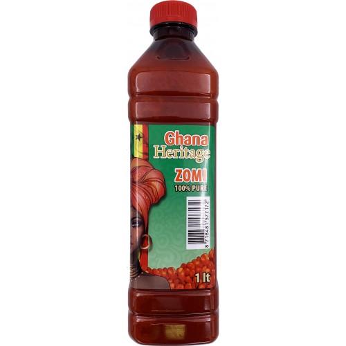 Ghana Heritage 100% Pure Palmoil Zomi 1 Liter