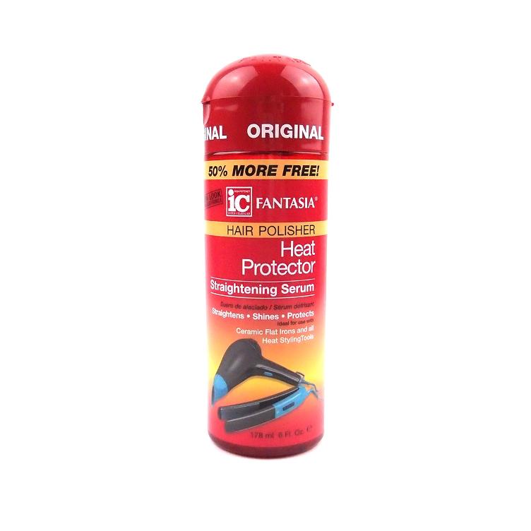 IC Fantasia Hair Polisher Heat Protector Straightening Serum 178 ml