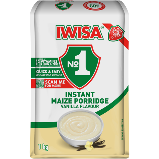 Iwisa Maize Porridge Vanilla 1kg