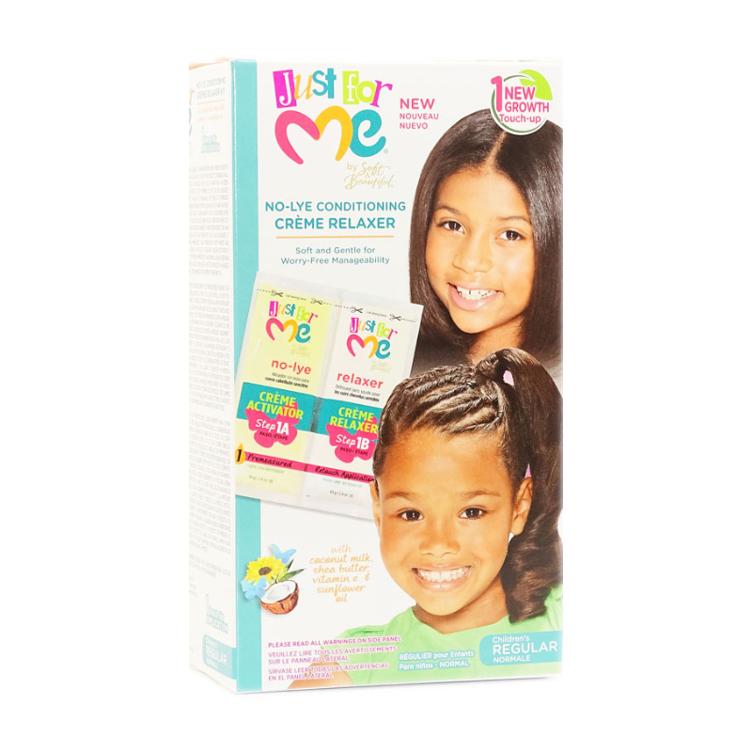 Just For Me No-Lye Conditioning Creme Relaxer Kit regular