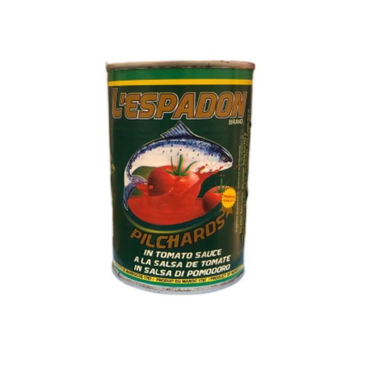 L`ESPADON Pilchards In Tomato Sauce 425 g