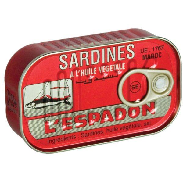 L`Espadon Sardines in Oil 125 g
