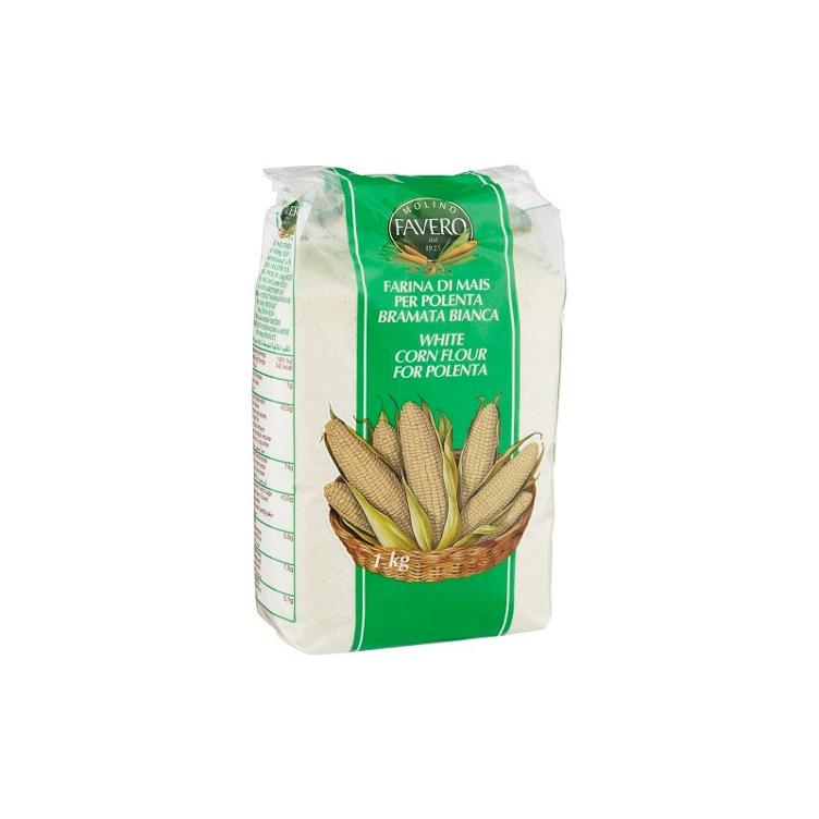 Molino Favero Fine White Corn Flour Fioretto for Polenta 1 kg