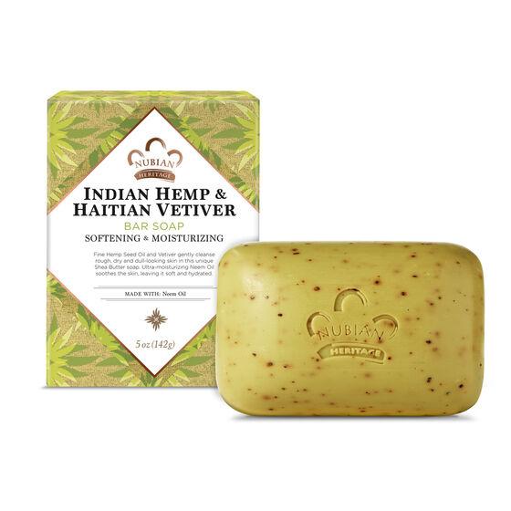 Nubian Indian Hemp & Haitian Vetiver Soap 142g