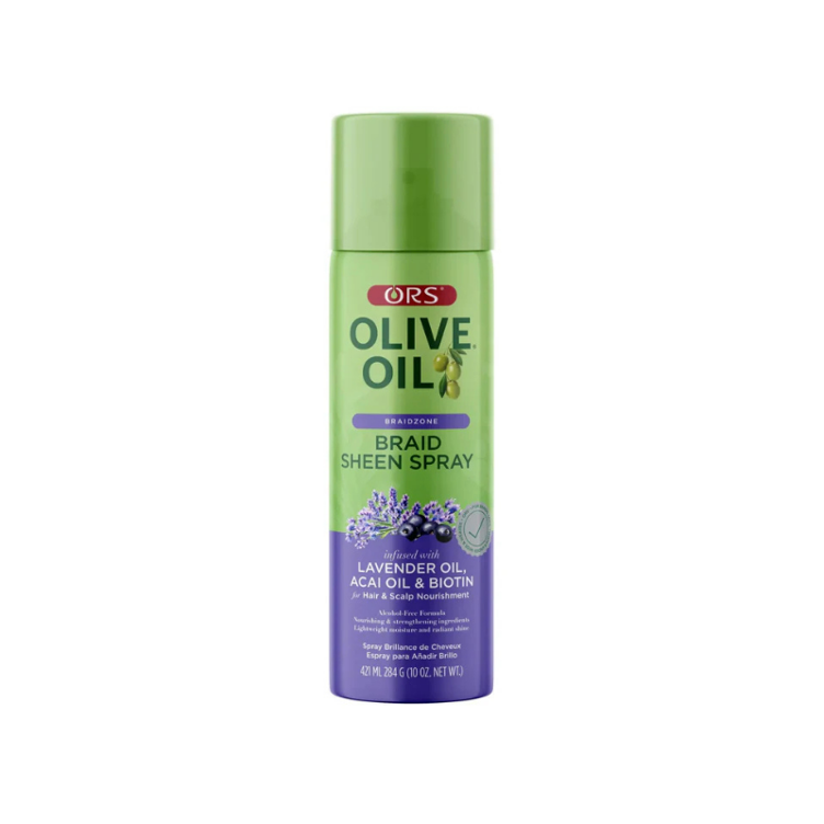 ORS Olive Oil Braidzone Braid Sheen Spray for Hair & Scalp Nourishment 421 ml