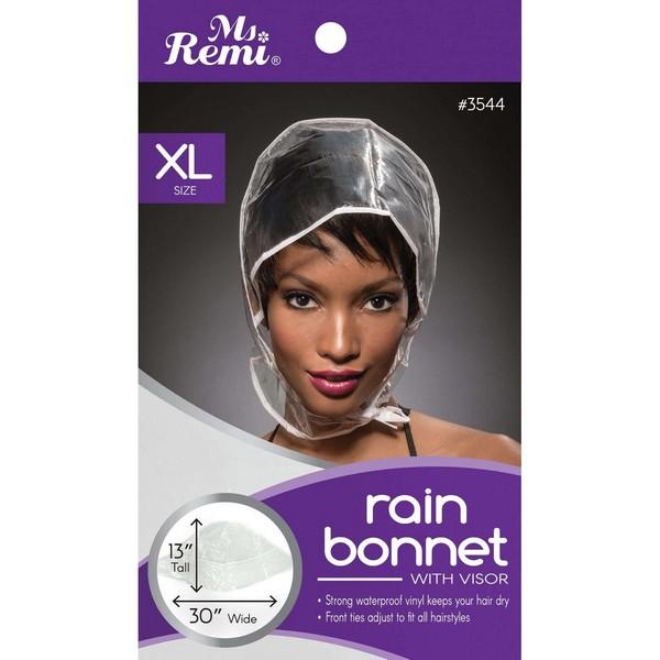 Rain bonnet black/white trim