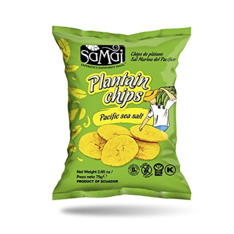 Samai Plantain Chips Pacific Sea Salt 75 g