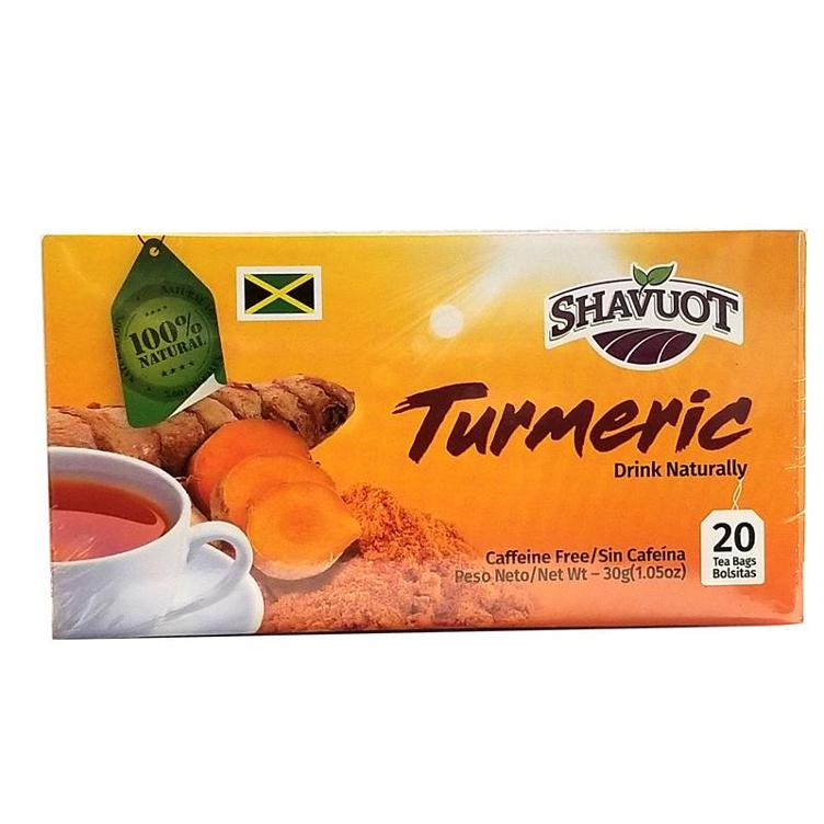 Shavuot 100% natural Turmeric Tea 20 tea bags
