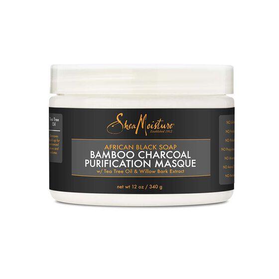 Shea Moisture African Black Soap Bamboo Charcoal Purification Masque 340 ml