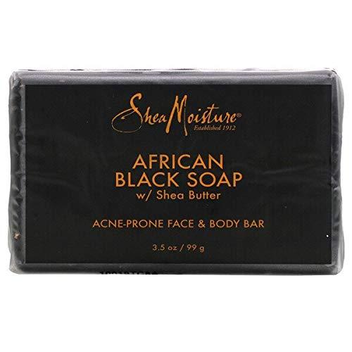Shea Moisture - African Black Soap - Bar Soap Shea Butter 99 g