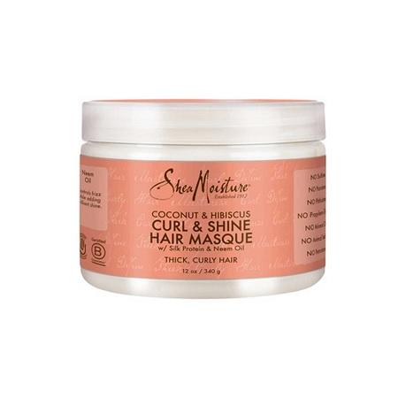 Shea Moisture Coconut & Hibiscus Curl & Shine Hair Masque 340 g