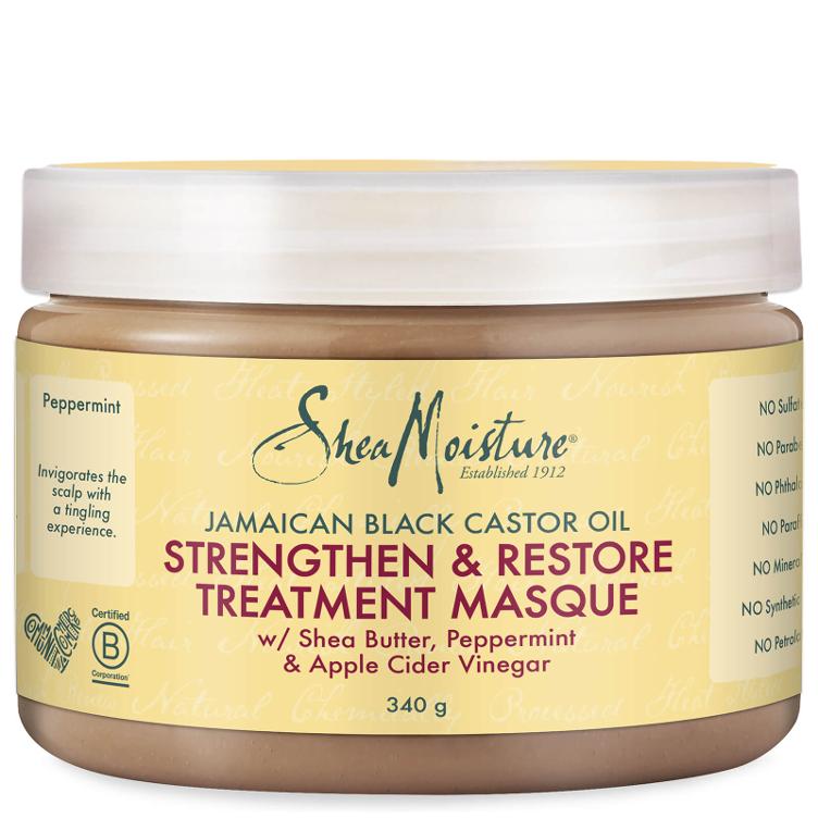 Shea Moisture Jamaican Black Castor Oil Strengthen Grow & Restore Treatment Masque 340 g