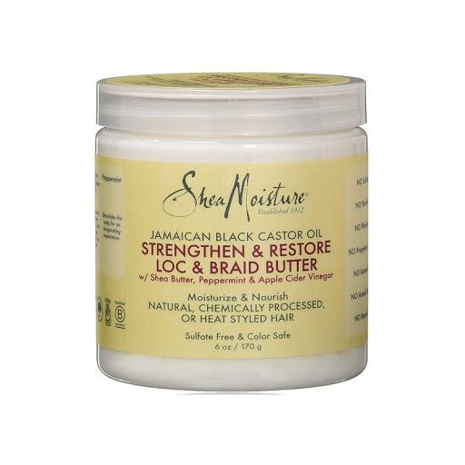 Shea Moisture Jamaican Black Castor Oil Strengthen & Restore Loc & Braid Butter 170 g