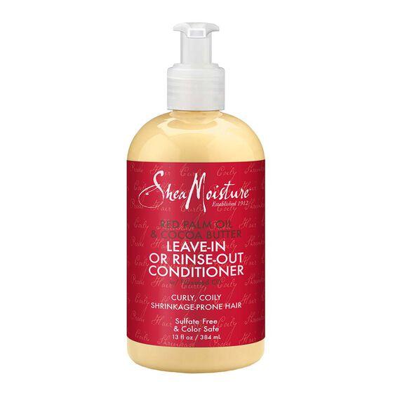 Shea Moisture Red Palm Oil & Cocoa Butter Rinse Out or Leave-In Conditioner 384 ml