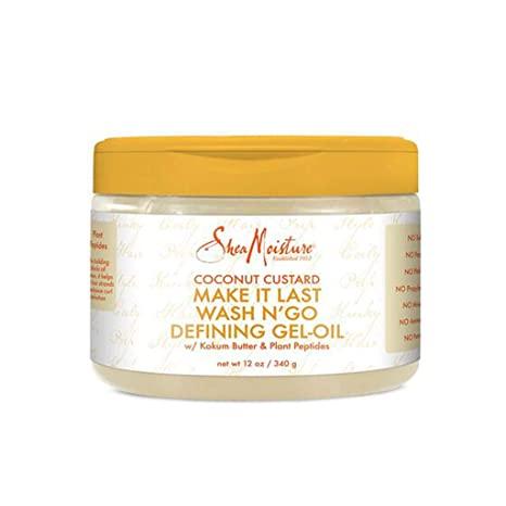 SheaMoisture Coconut Custard for Curly Hair Defining Gel Oil 355 ml