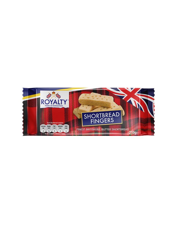 Shortbread Fingers Royalty 210 g