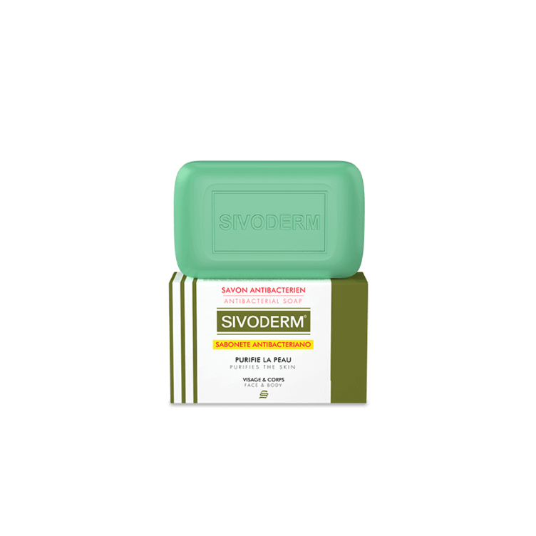 Sivoderm Antibacterial Face & Body Soap 100g