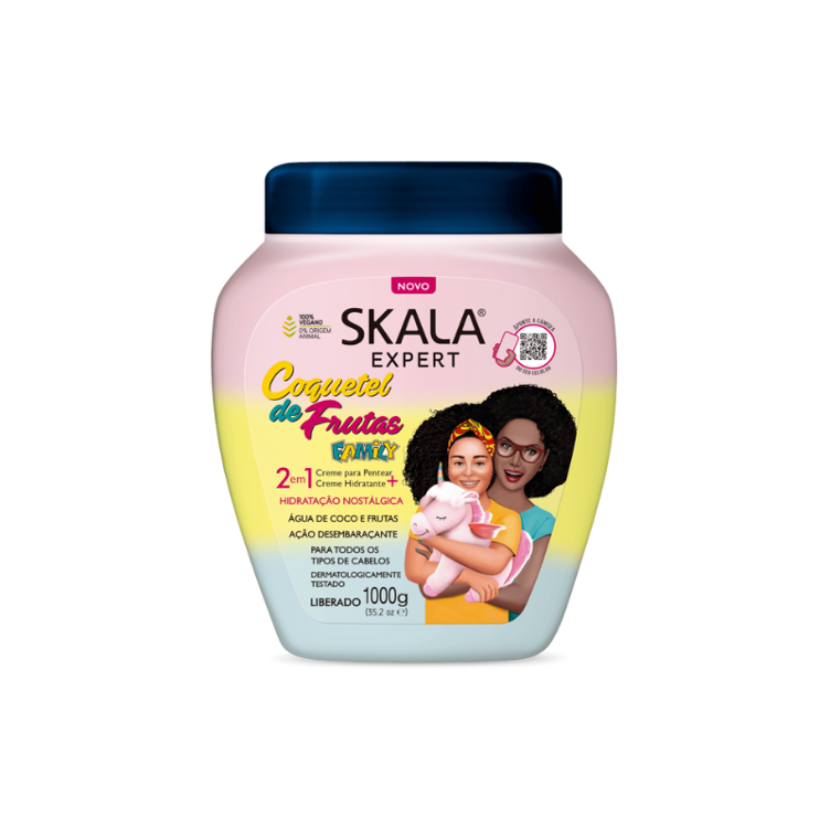 Skala Coquetel de Frutas Hair Cream Hair Treatment Conditioning 1000g