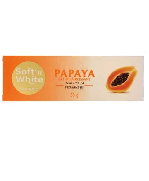 Soft `N` White Swiss Papaya Body Gel 30 g