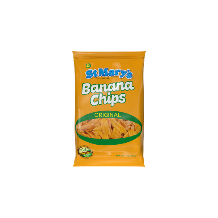 St. Marys Banana Chips Jamaica 71g