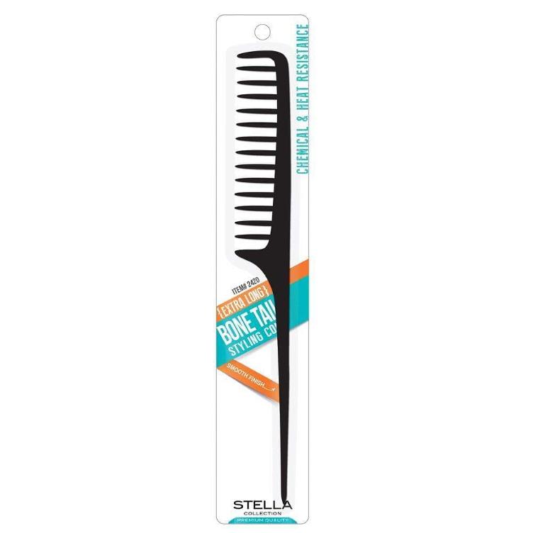 Stella Collection Bone Tail Styling Comb