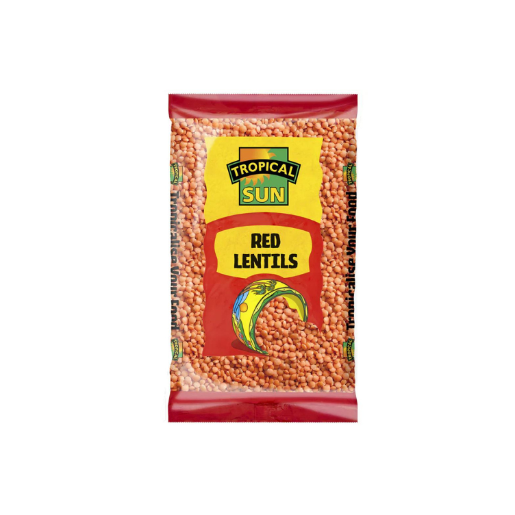 Tropical Sun Red Lentils 2 kg