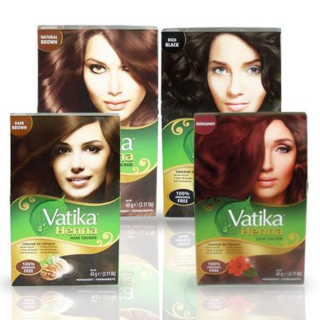 Vatika Henna Hair Color Rich Black 60g